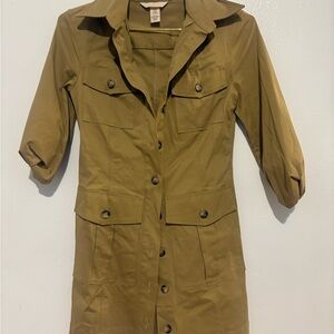 H&M Khaki Utility DRESS